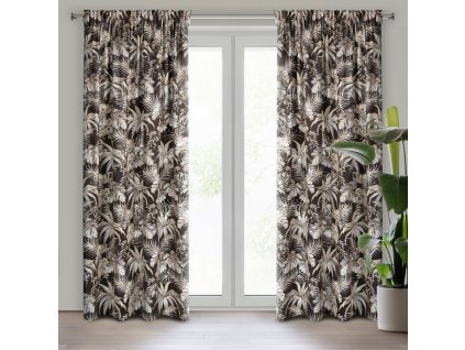 36334 zaslona gotowa rodos na tasmie 140 x 270 cm czarny