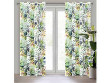 50938 zaslona gotowa rommy 140 x 250 cm bialy