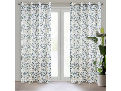 61564 zaslona gotowa rosali 140 x 250 cm bialy