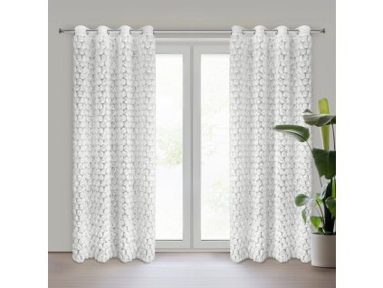 8026 zaslona gotowa roses 1 140 x 250 cm bialy