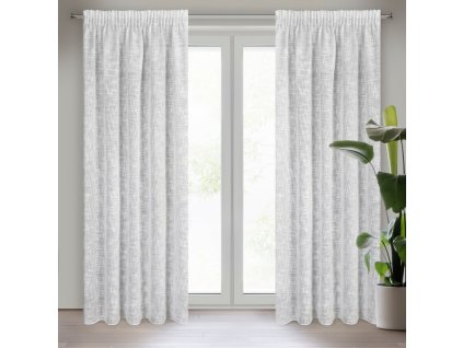 50911 zaslona gotowa rubi na tasmie 140 x 270 cm bialy