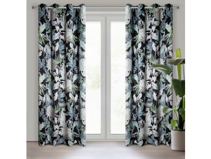 30862 zaslona gotowa sally 140 x 270 cm czarny