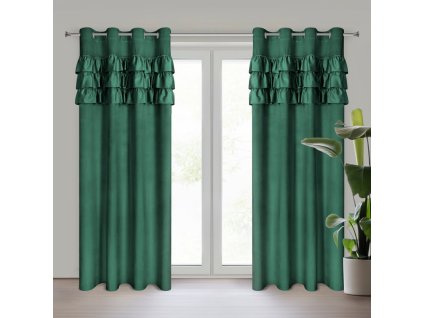 12979 zaslona gotowa sami 140 x 250 cm ciemnozielony