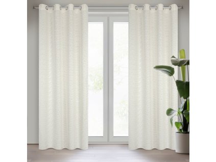 50209 zaslona gotowa sandi 140 x 260 cm kremowy