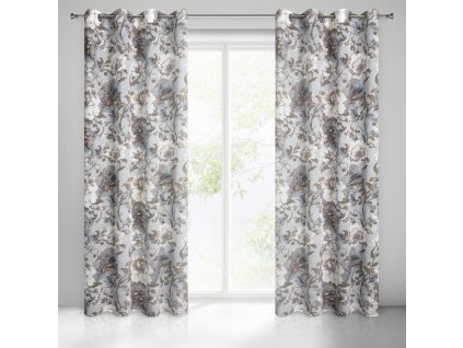 47020 zaslona gotowa sandra 140 x 250 cm popielaty