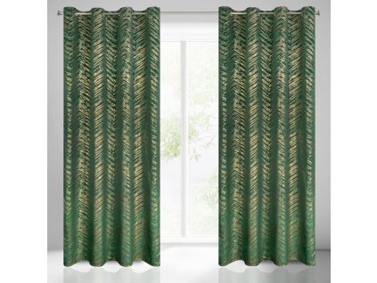 54010 zaslona gotowa sara 140 x 250 cm ciemnozielony