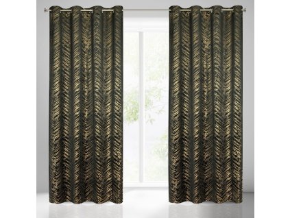 53515 zaslona gotowa sara 140 x 250 cm czarny