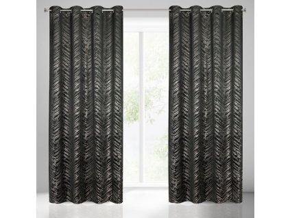 54028 zaslona gotowa sara 140 x 250 cm czarny