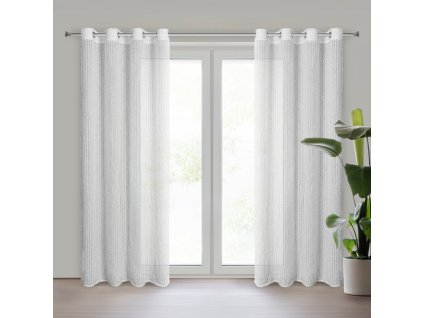 14269 zaslona gotowa selma 135 x 250 cm bialy