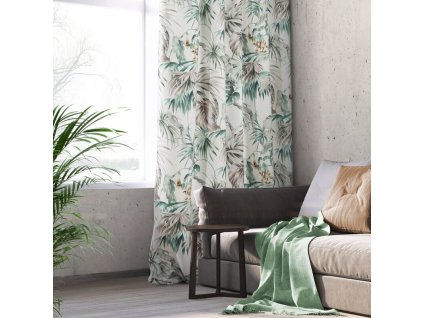 64807 zaslona gotowa selva 140 x 300 cm zielony