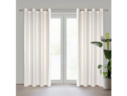 13027 zaslona gotowa semi 140 x 250 cm bialy