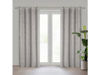 14278 zaslona gotowa tiffany 135 x 250 cm srebrny