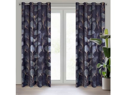 58123 zaslona gotowa vanesa 140 x 250 cm grafitowy