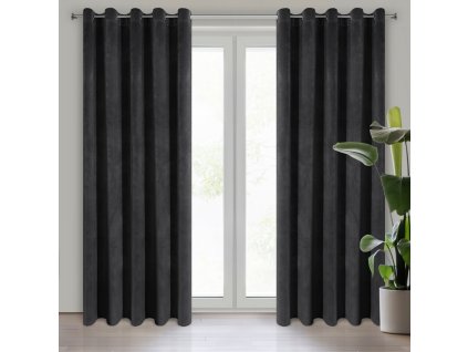 9628 zaslona gotowa villa 140 x 250 cm czarny