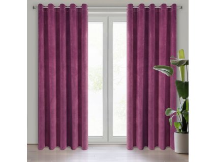 9646 zaslona gotowa villa 140 x 250 cm fioletowy