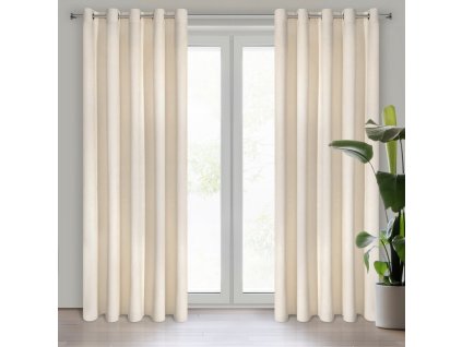 24988 zaslona gotowa villa 140 x 250 cm jasnobezowy