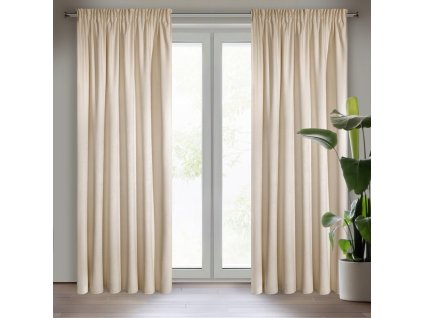 9661 zaslona gotowa villa na tasmie 140 x 270 cm bezowy