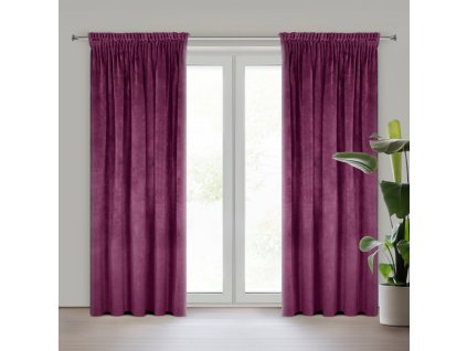 9670 zaslona gotowa villa na tasmie 140 x 270 cm fioletowy