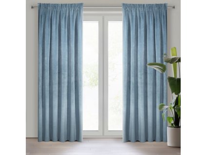 8854 zaslona gotowa villa na tasmie 140 x 270 cm niebieski