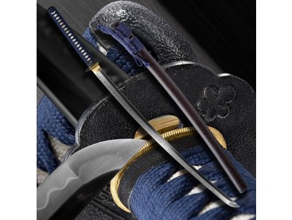 30096 18 aojashin japanese sword folded clay tempered damascus steel