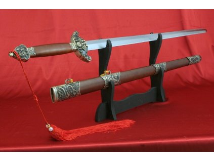 25080 8 cinsky mec dynastie qing nebrouseny s lestenou imitaci kaleni