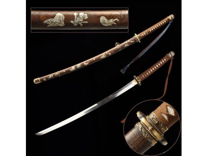 27654 10 cinsky mec gunto typ iii ocel aisi 1095 realny hamon