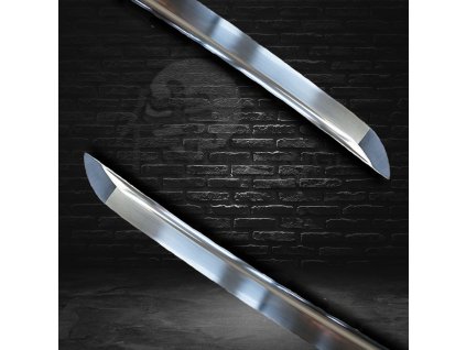 30261 9 full tang tactical wakizashi clay tempered l6 steel japanese sword