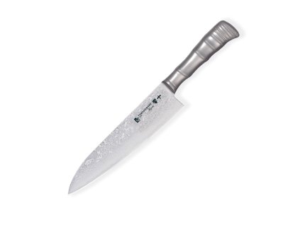 30675 10 chef gyuto 180 mm tamahagane vg 5 bamboo damascus 63 layers