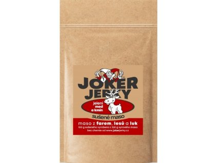 25968 1 joker jerky jeleni susene maso med a kmin 30 g