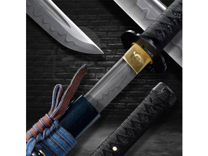 26148 16 katana junagi z uhlikove oceli t 10 realny hamon choji