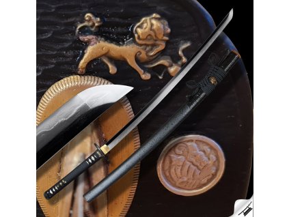 26073 8 katana raion z prekladane oceli aisi 1075 s realnym hamonem choji