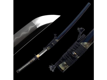 26046 15 katana sasu cepel z prekladane damaskove oceli aisi 1095