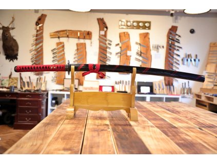 26166 8 katana tekehiko z oceli aisi 1045 s lestenou imitaci hamonu