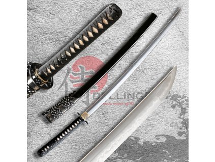 30156 10 k un japanese sword t 10 steel yokote choji hamon