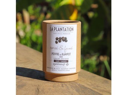 27015 1 la plantation pepr z kampotu cerny zauzeny studenym kourem 50g tubus