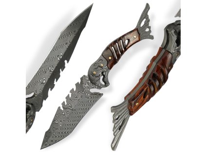 26583 14 lovecky nuz dellinger fiske vg 10 110 layers