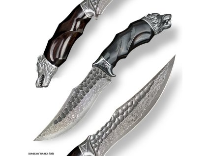 26499 11 lovecky nuz dellinger wolf vg 10