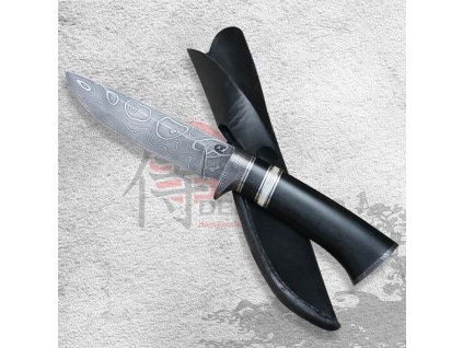 25575 7 lovecky nuz faces damascus