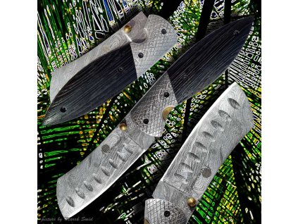 28656 11 lovecky zaviraci damaskovy nuz dellinger tanto obsidian wenge