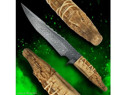 26469 6 nuz crocodille sign engraved only one