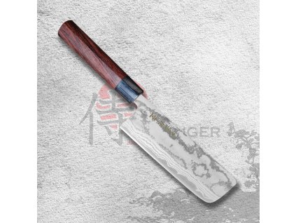 27330 10 nuz nakiri 165mm kanetsune blue steel zen bokashi series