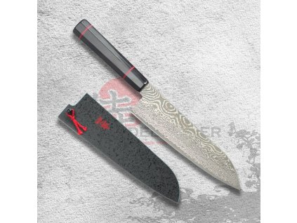 27462 14 nuz santoku 180 mm kanetsune damascus namishibuki series