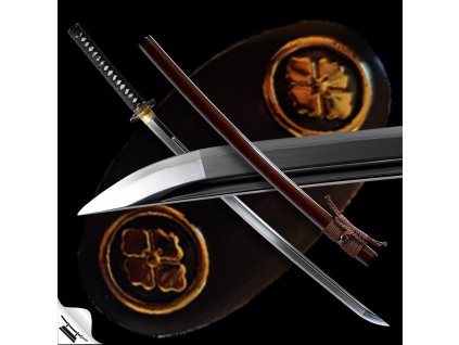 30189 9 rakku japanese katana t 10 steel yokote suguha hamon