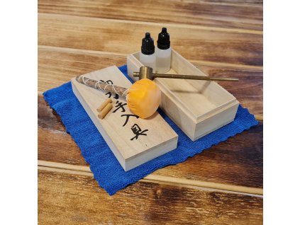 27813 3 sada na udrzbu ostri samurajskych mecu a katan