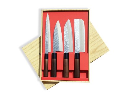 29307 5 sada nozu tsuchime box 4 ks sekyriu japan hneda rukojet