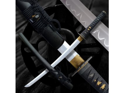 30861 8 sakuma japanese wakizashi z oceli aisi 1095 s realnym hamonem choji