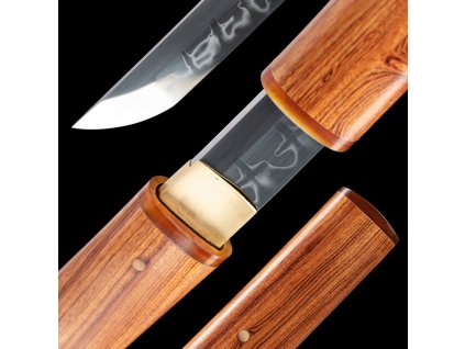 30090 17 shirasaya japanese sword t 10 steel yokote real hamon