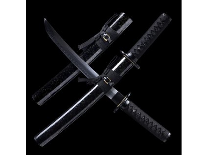 29973 11 tanto burakkumanba japanese tanto t 10 steel real choji hamon