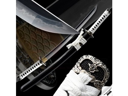 30168 11 tsunami japanese wakizashi t 10 steel yokote choji hamon