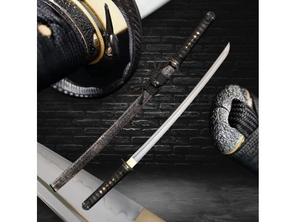 30888 14 wakizashi akaei z uhlikove oceli aisi 1095 a realnym hamonem